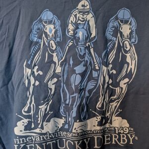 Vineyard Vines Blue Kentucky Derby Men's Shirt